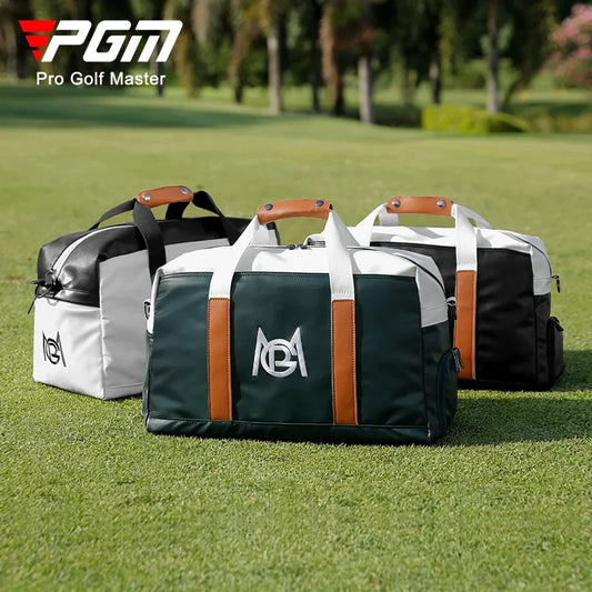 PGM Golf Clothing Travel Bag – Lightweight Waterproof PU Tote for Men & Women - Ravar