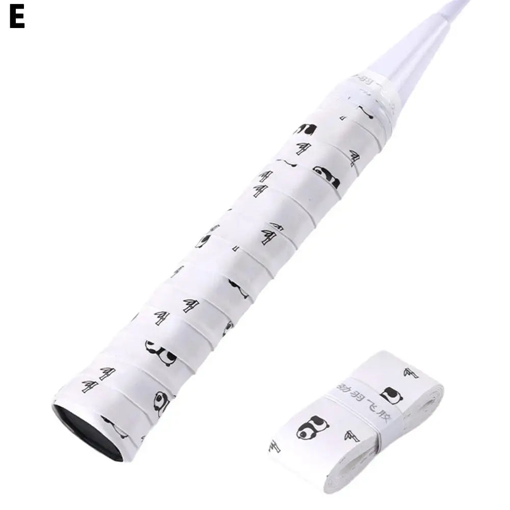 Cartoon Cat Paw/Panda Racket Grip – Sweat-Absorbent PU Handle for Badminton, Tennis & Fishing Rods - Ravar