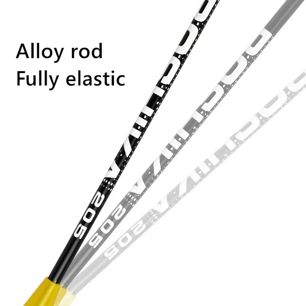 Beginner Badminton Racket Set – 2pcs Durable Alloy Rackets for Kids & Adults | Training & Leisure Play - Ravar