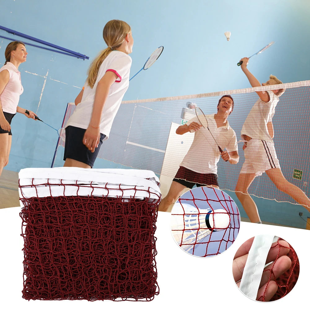 Badminton Replacement Net – Durable Polypropylene Mesh for Badminton, Tennis, Volleyball (Multiple Sizes) - Ravar