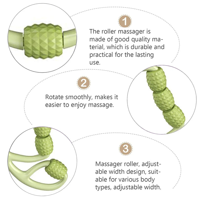 Muscle Roller – Deep Tissue Massage & Trigger Point Therapy - Ravar