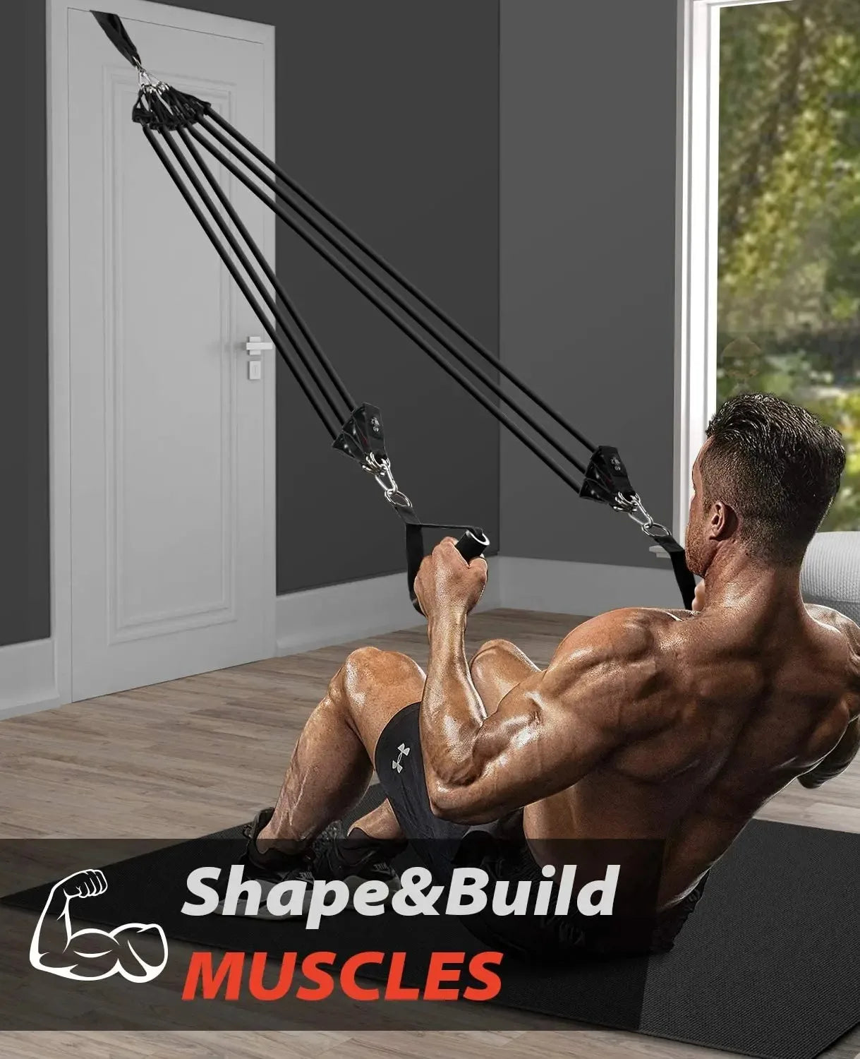 Elastic Resistance Band & Training Set - Ravar