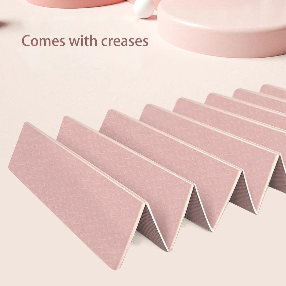 Foldable Yoga Mats Are Suitable for Travel Non-slip, Eco-friendly, Lightweight Folding Exercise Mats, Portable Home Gyms and Out - Ravar