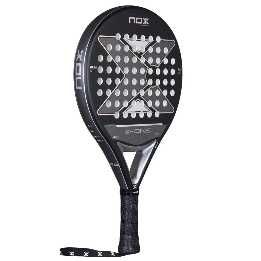 NOX X-One 2025 padel racket side