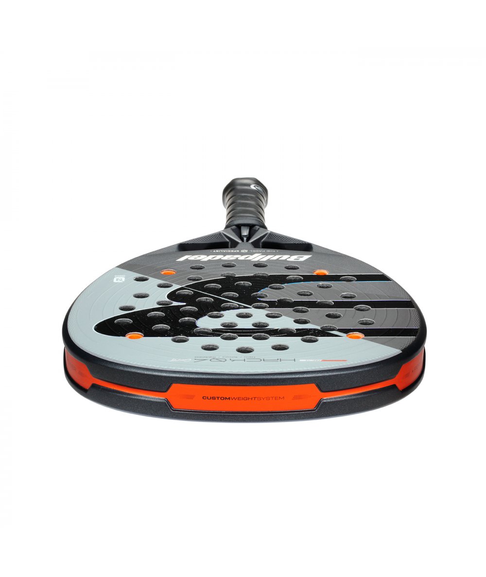 Bullpadel Hack 04 Comfort 2026 padel racket flat view