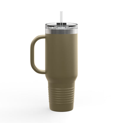 Ravar Fitness Club Insulated Travel Mug - 40oz Red with Straw - Ravar