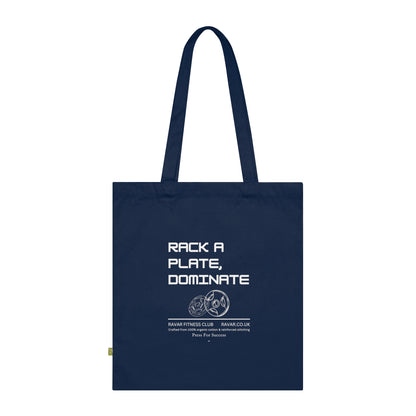 'Rack a Plate, Dominate' - Fitness Tote Bag - Ravar