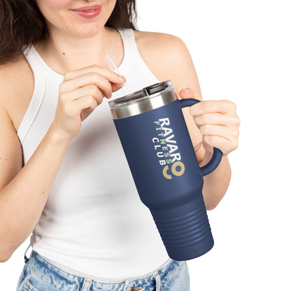 Ravar Fitness Club Insulated Travel Mug - 40oz Red with Straw - Ravar