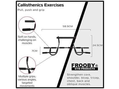 Pull Chin Up Bar Gym Doorway 36-3 - Ravar