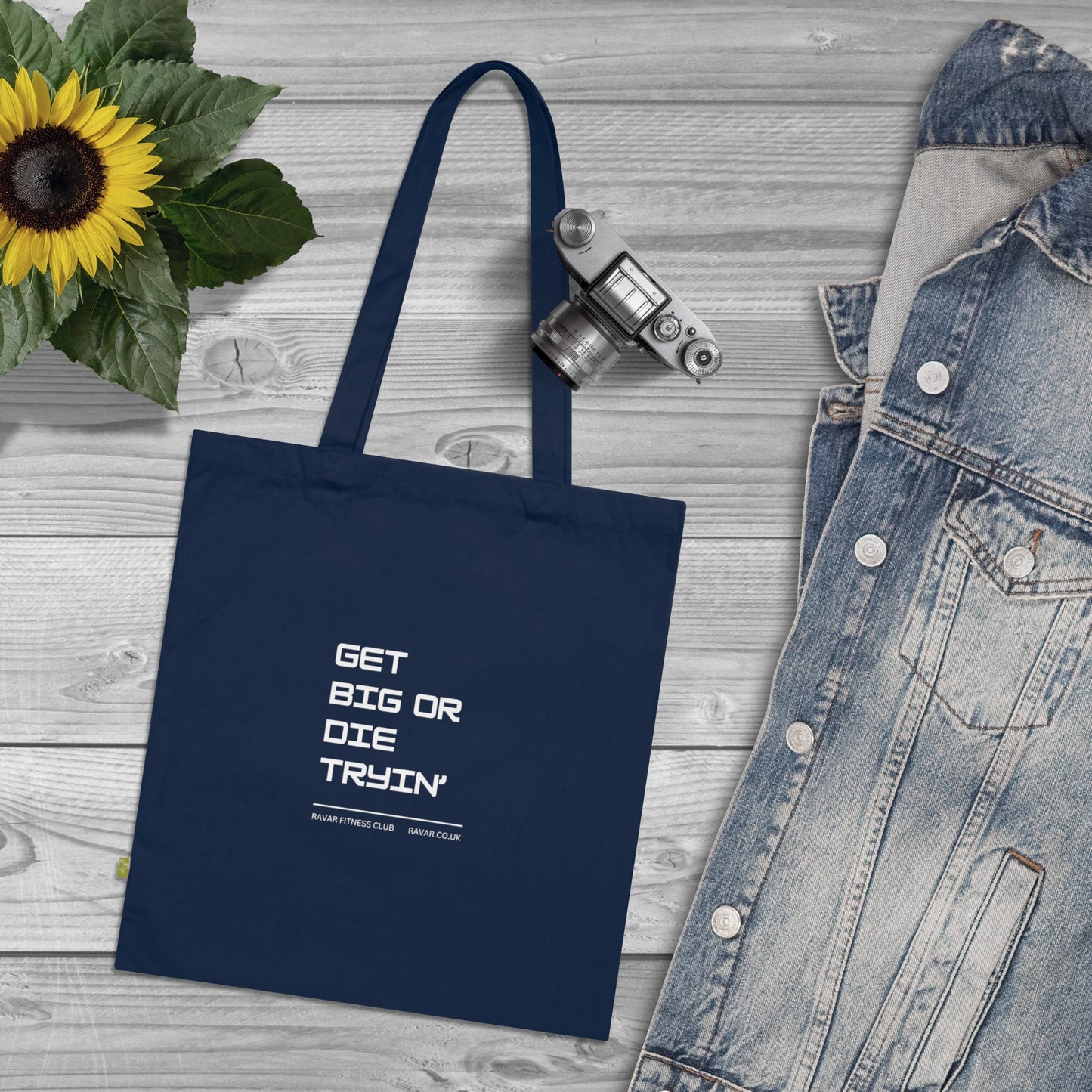 'Get Big or Die Tryin' Gym Tote Bag - Ravar