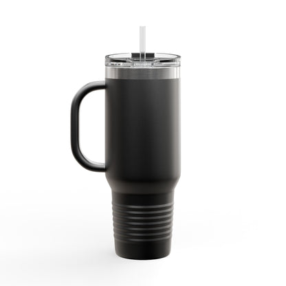 Ravar Fitness Club Insulated Travel Mug - 40oz Red with Straw - Ravar
