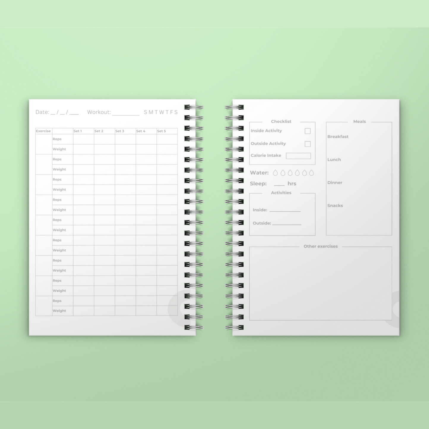 Ravar Workout Planner - PlannerOpen2