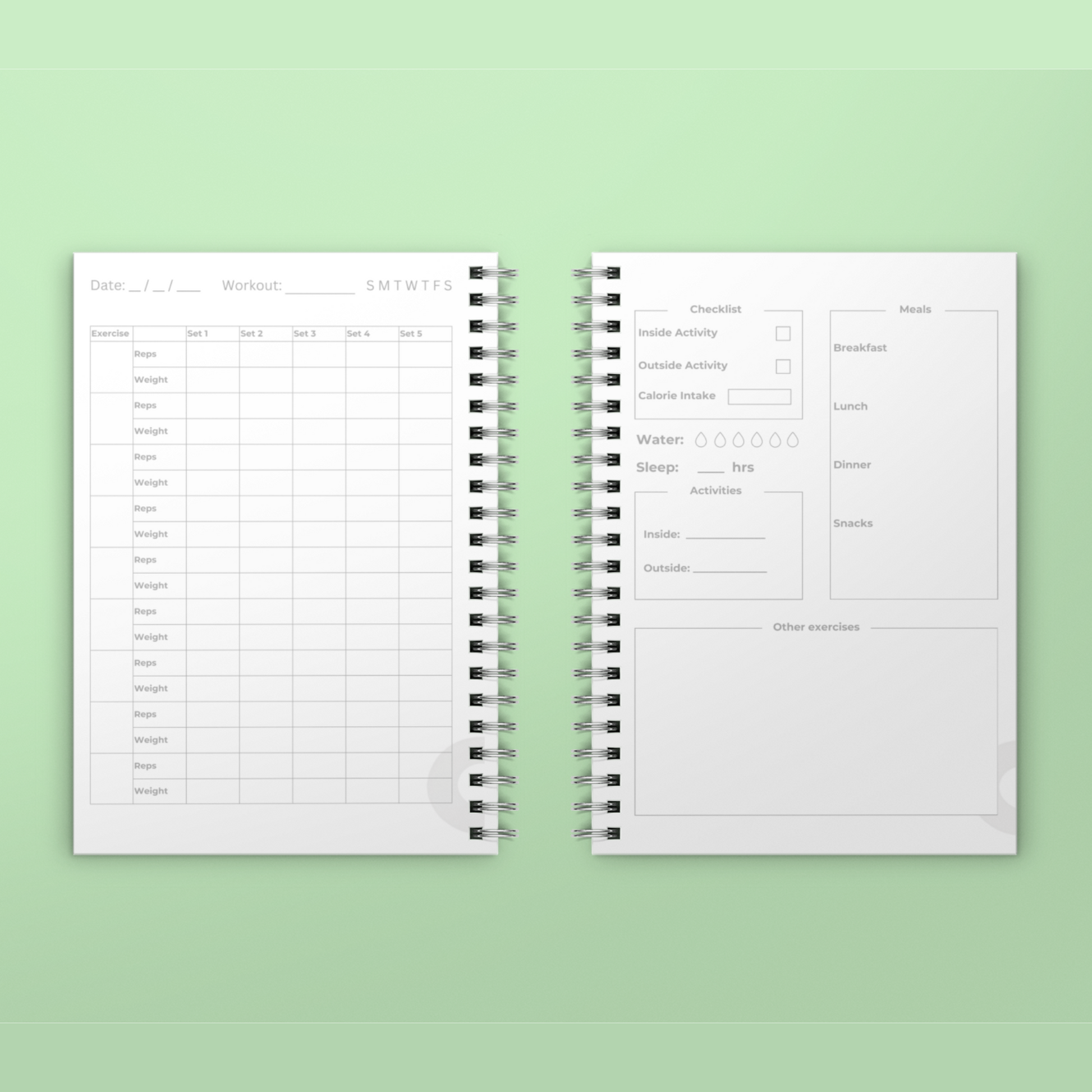 Ravar Workout Planner - PlannerOpen2