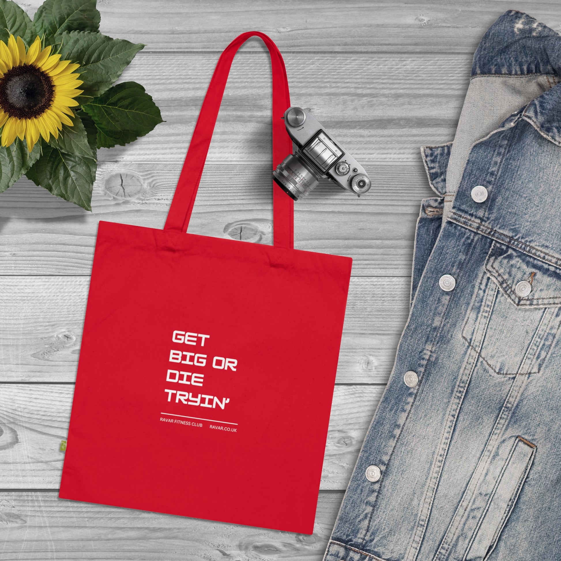 'Get Big or Die Tryin' Gym Tote Bag - Ravar