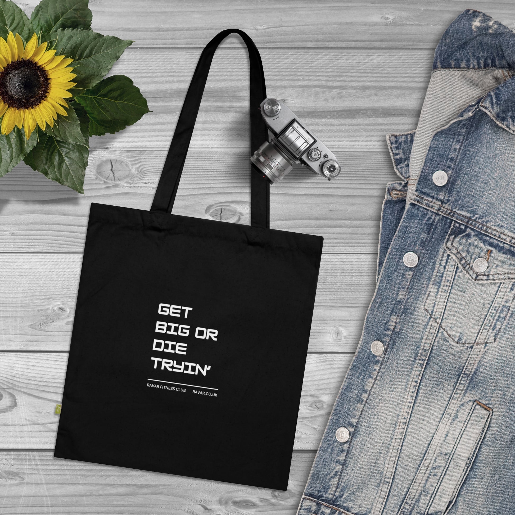 'Get Big or Die Tryin' Gym Tote Bag - Ravar