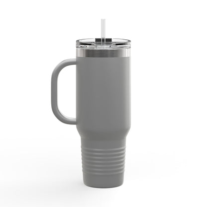 Ravar Fitness Club Insulated Travel Mug - 40oz Red with Straw - Ravar