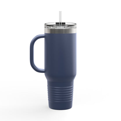 Ravar Fitness Club Insulated Travel Mug - 40oz Red with Straw - Ravar