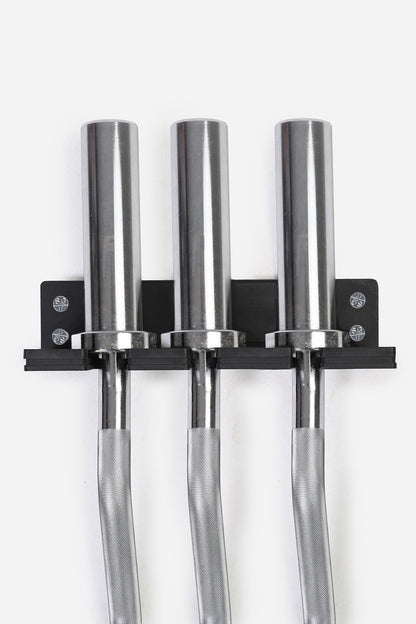Northern 3 Barbell Holder Wall Mounted Vertical Rack Triple Hanger