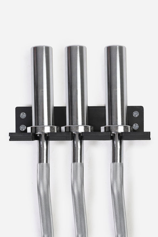 Northern 3 Barbell Holder Wall Mounted Vertical Rack Triple Hanger