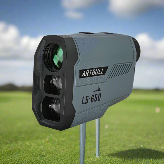 Artbull LS-650 laser rangefinder on a white background