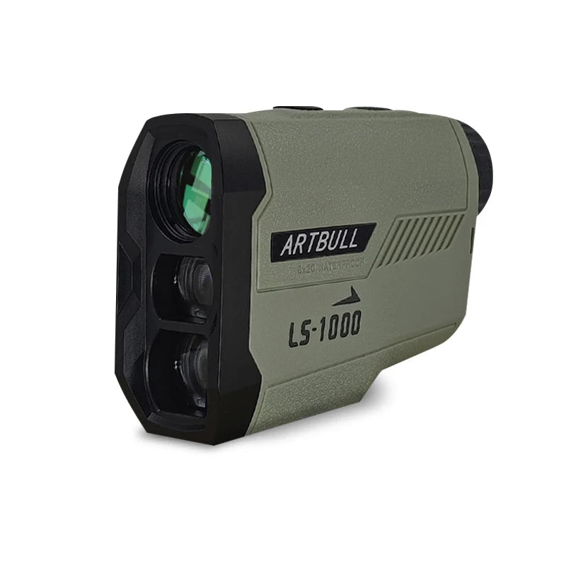 ARTBULL Golf Laser Rangefinder – 1000M/650M Distance Meter with Flagpole Lock, Slope Compensation & 6X Magnification (Model LS-1000) - Ravar
