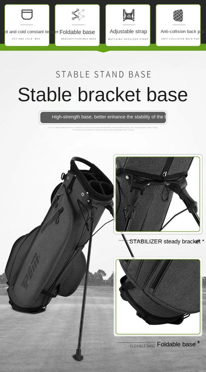 PGM Men's Golf Bag Ultra Lightweight and Stable Holder Bag QB092 - Ravar
