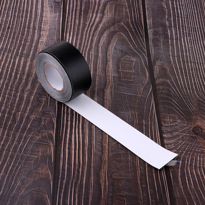 5M Racket Head Protection Tape – Universal PU Guard Strip for Tennis, Badminton & Squash Rackets (Black/White) - Ravar