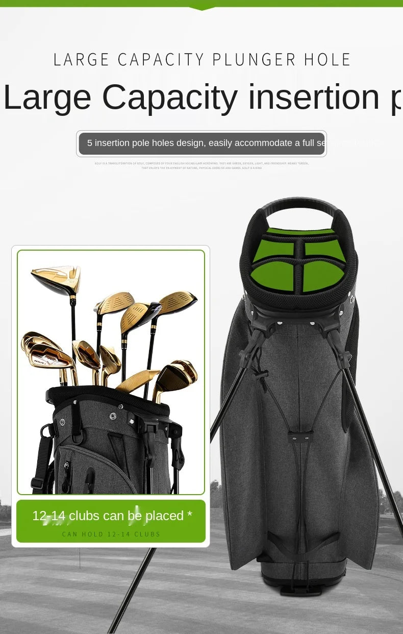 PGM Men's Golf Bag Ultra Lightweight and Stable Holder Bag QB092 - Ravar