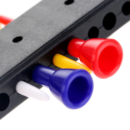 Rubber Golf Tee Holder with Ball Marker Keeper – Holds 12 Tees & 3 Markers, Compact & Durable Golf Accessory (10×2.4cm) - Ravar