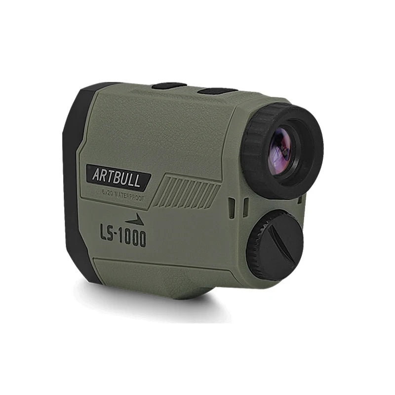 ARTBULL Golf Laser Rangefinder – 1000M/650M Distance Meter with Flagpole Lock, Slope Compensation & 6X Magnification (Model LS-1000) - Ravar