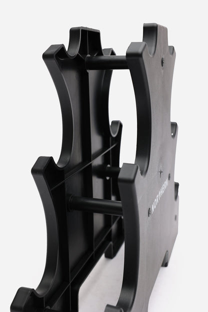 Northern 3-Tier Storage Holder Dumbbell Mini Rack Black