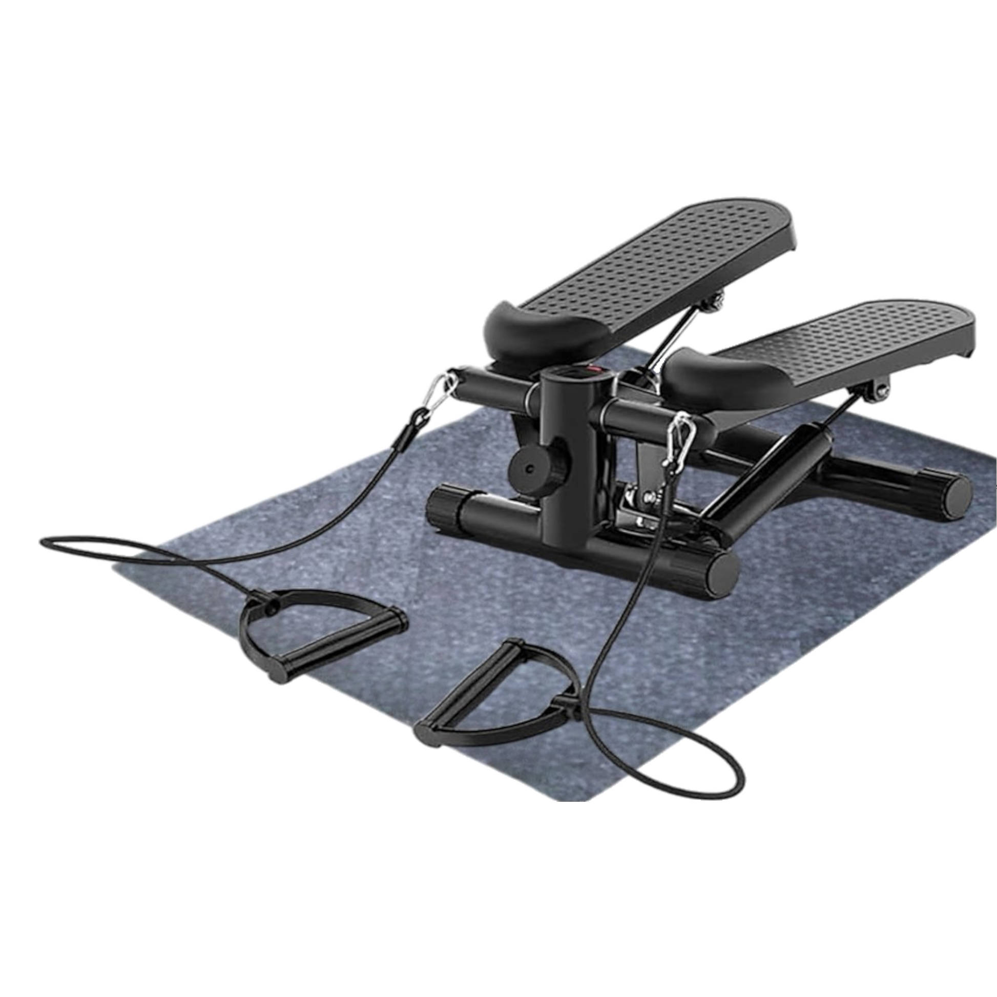 Home Workout Mini Stepper LCD Display W/ Rope Mat - Ravar