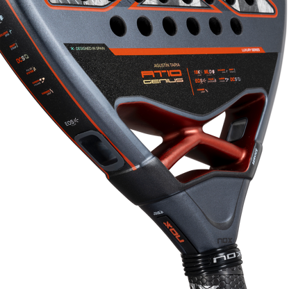 AT10 Luxury GENIUS Carbon Alum 18K face close-up lower