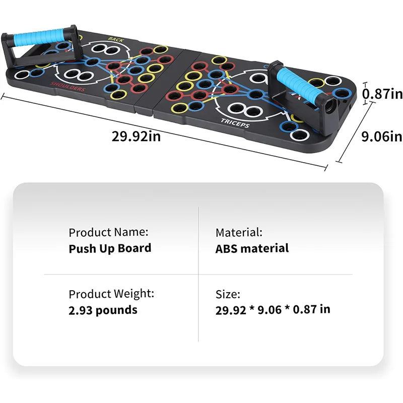 Multi-Function Push-Up Board – Home Gym Push-Up Bar System for Strength Training - Ravar