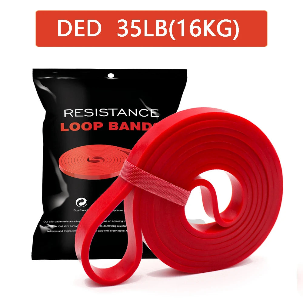 Latex Resistance Bands Pull Up Gym Home Fitness Rubber Expander Loop Strength Assist Workout Training Equipment - Ravar