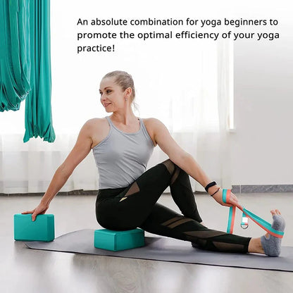 High Density Yoga Foam Blocks Non-slip Solid Color Yoga Balance Fitness Dance Supplies For Yoga Pilates And Meditation - Ravar
