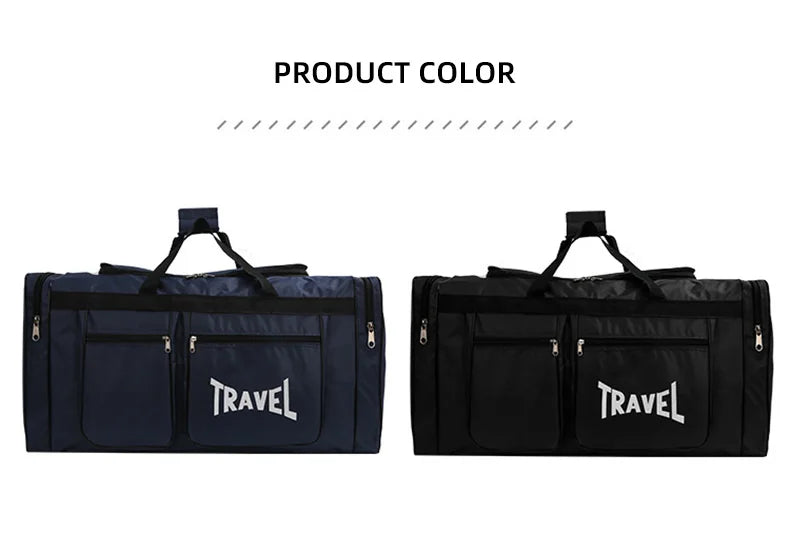Travel Bag Foldable Large Capacity Waterproof Business Sports Handbag Wear-Resistant Portable Multifunction Duffel Bags Y36A - Ravar