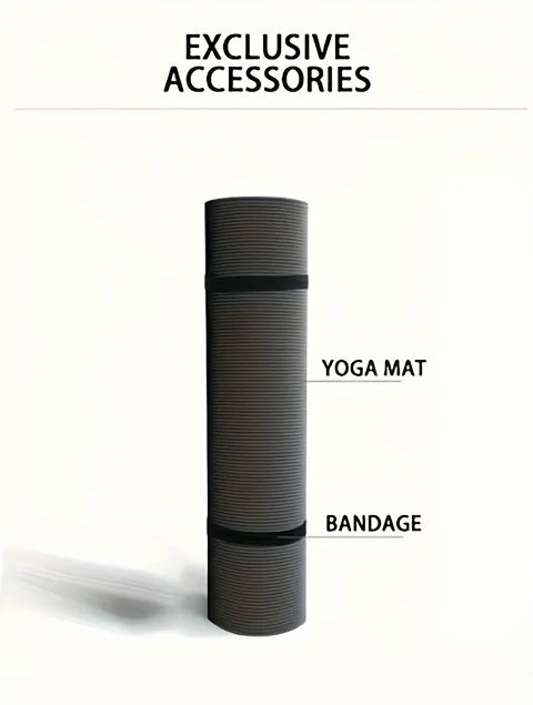 15/20mm Thick NBR Yoga Mat Moisture-proof Outdoor Non-Slip Durable Camping Picnic Mat 200x80cm Exercise Gym Fitness Workout - Ravar