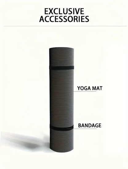 15/20mm Thick NBR Yoga Mat Moisture-proof Outdoor Non-Slip Durable Camping Picnic Mat 200x80cm Exercise Gym Fitness Workout - Ravar