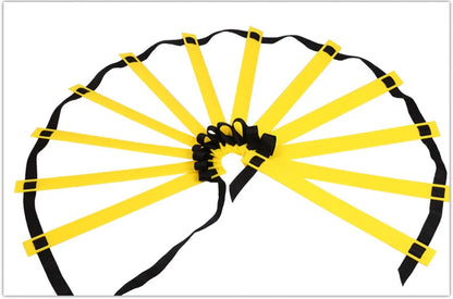 Sports Agility Ladder Football Adjustable Nylon Strap Jumping Ladder Speed Fitness Body Coordination Warm-Up Training Tool - Ravar