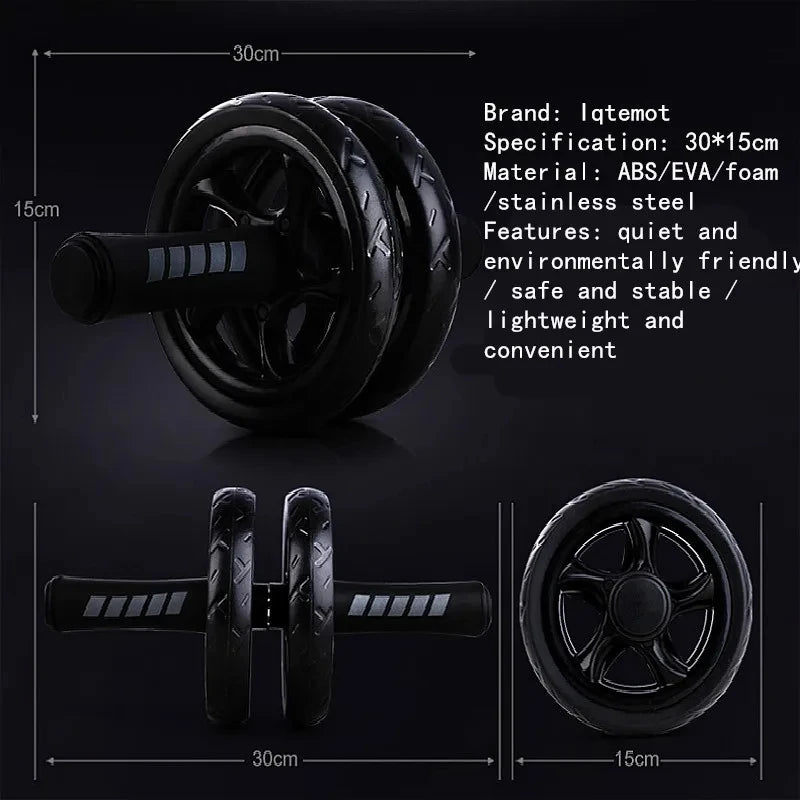 AB Roller Wheel for AB Roller Workout Equipment AB Roller With Knee Pad AB Roller Wheel with Resistance Bands AB Roller Workout - Ravar