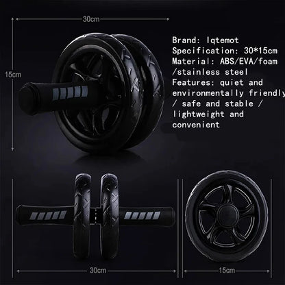 AB Roller Wheel for AB Roller Workout Equipment AB Roller With Knee Pad AB Roller Wheel with Resistance Bands AB Roller Workout - Ravar