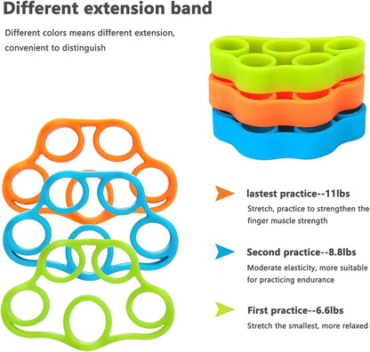 5-Piece Adjustable Hand Grip Strengthener Set for All Fitness Levels