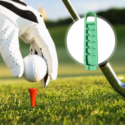Golf Tee Height Elevator – 3D Printed Adjustable Gauge for Consistent Tee Placement (20–70mm) | Compact & Portable Tee Tool - Ravar