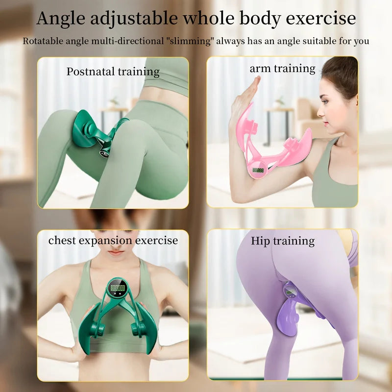 Inner Thigh and Pelvic Floor Exercise Trainer – Full Body Strength Tool - Ravar