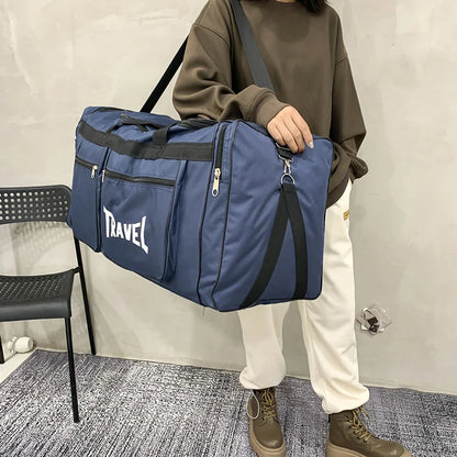 Travel Bag Foldable Large Capacity Waterproof Business Sports Handbag Wear-Resistant Portable Multifunction Duffel Bags Y36A - Ravar