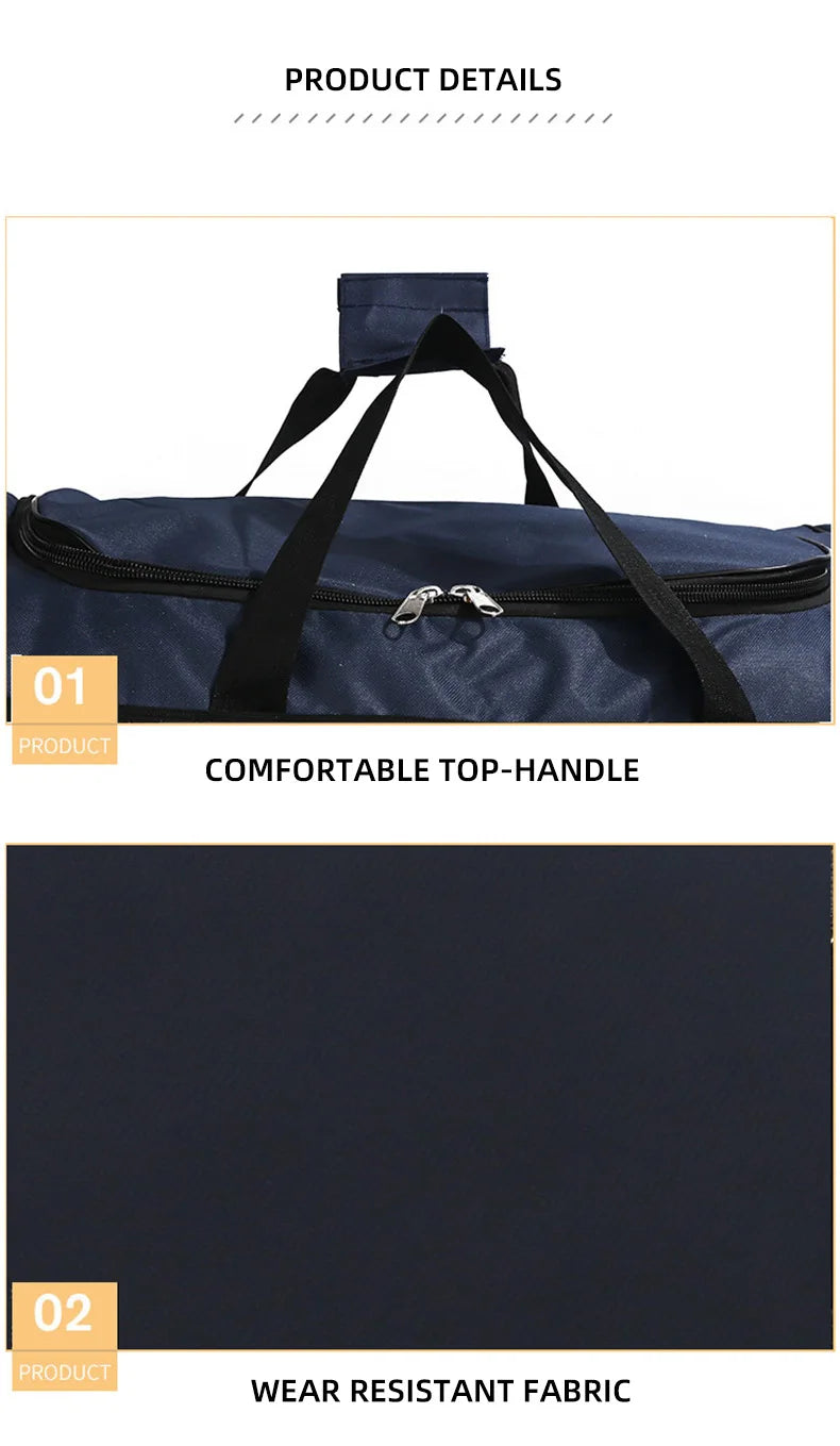 Travel Bag Foldable Large Capacity Waterproof Business Sports Handbag Wear-Resistant Portable Multifunction Duffel Bags Y36A - Ravar