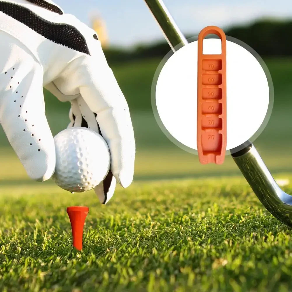 Golf Tee Height Elevator – 3D Printed Adjustable Gauge for Consistent Tee Placement (20–70mm) | Compact & Portable Tee Tool - Ravar