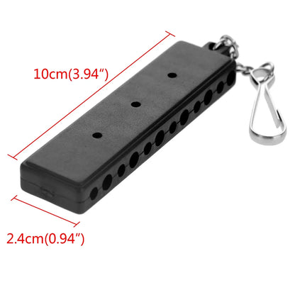Rubber Golf Tee Holder with Ball Marker Keeper – Holds 12 Tees & 3 Markers, Compact & Durable Golf Accessory (10×2.4cm) - Ravar