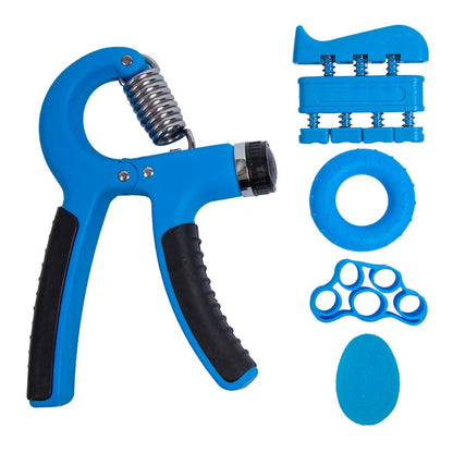 5-Piece Adjustable Hand Grip Strengthener Set for All Fitness Levels